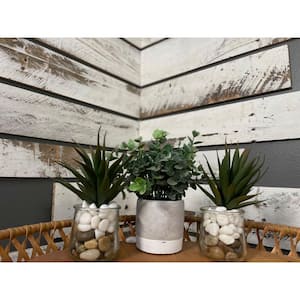 5/16 in. x 3 in. x Varying Length Whitewashed Barn Wood Planks (10 sq. ft.)