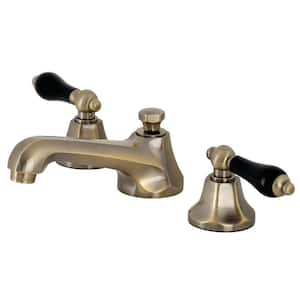 Duchess 8 in. Widespread 2-Handle Bathroom Faucet in Antique Brass