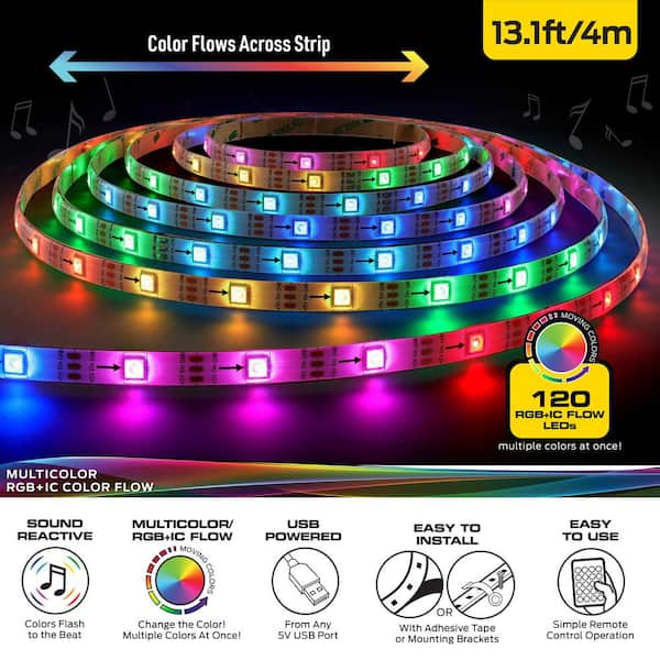 RGB Color Changing LED Strip Light Remote Controls and Amplifiers