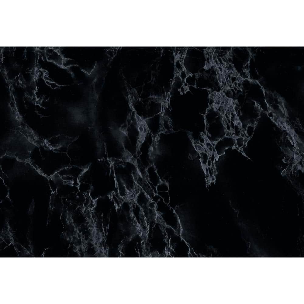 Matte Black Marble Self-Adhesive Vinyl Film Roll