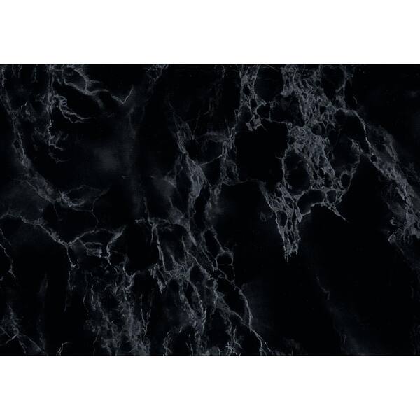 DC Fix Marble Black 26 in. x 78 in. Home Decor Self Adhesive Film