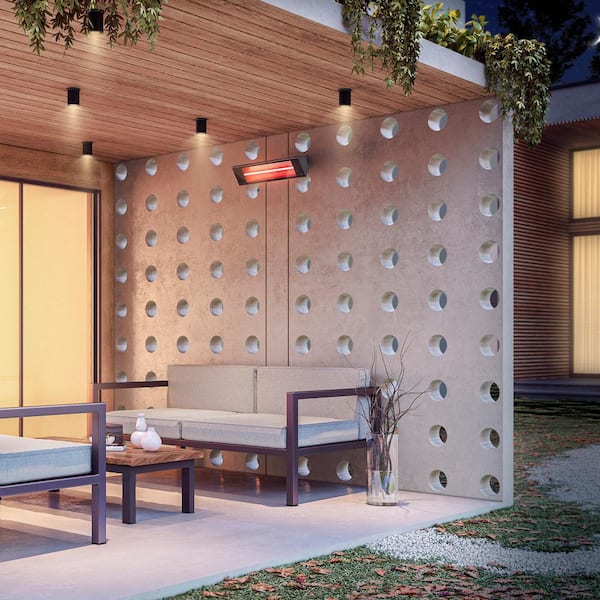 1500-Watt Stainless Steel Infrared Ceiling-Mounted Indoor/Outdoor Electric Heater