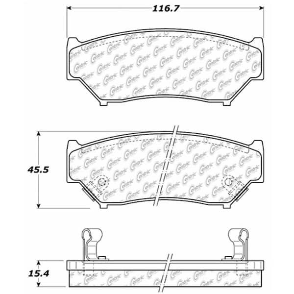 Centric Parts Disc Brake Pad Set