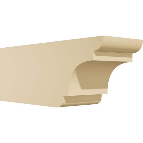 Ekena Millwork Standard New Brighton 5 in. W x 6 in. H x 16 in. D Signature Urethane Rafter Tail Outlooker