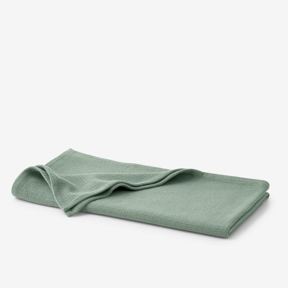 Cotton Weave Thyme Cotton Throw Blanket