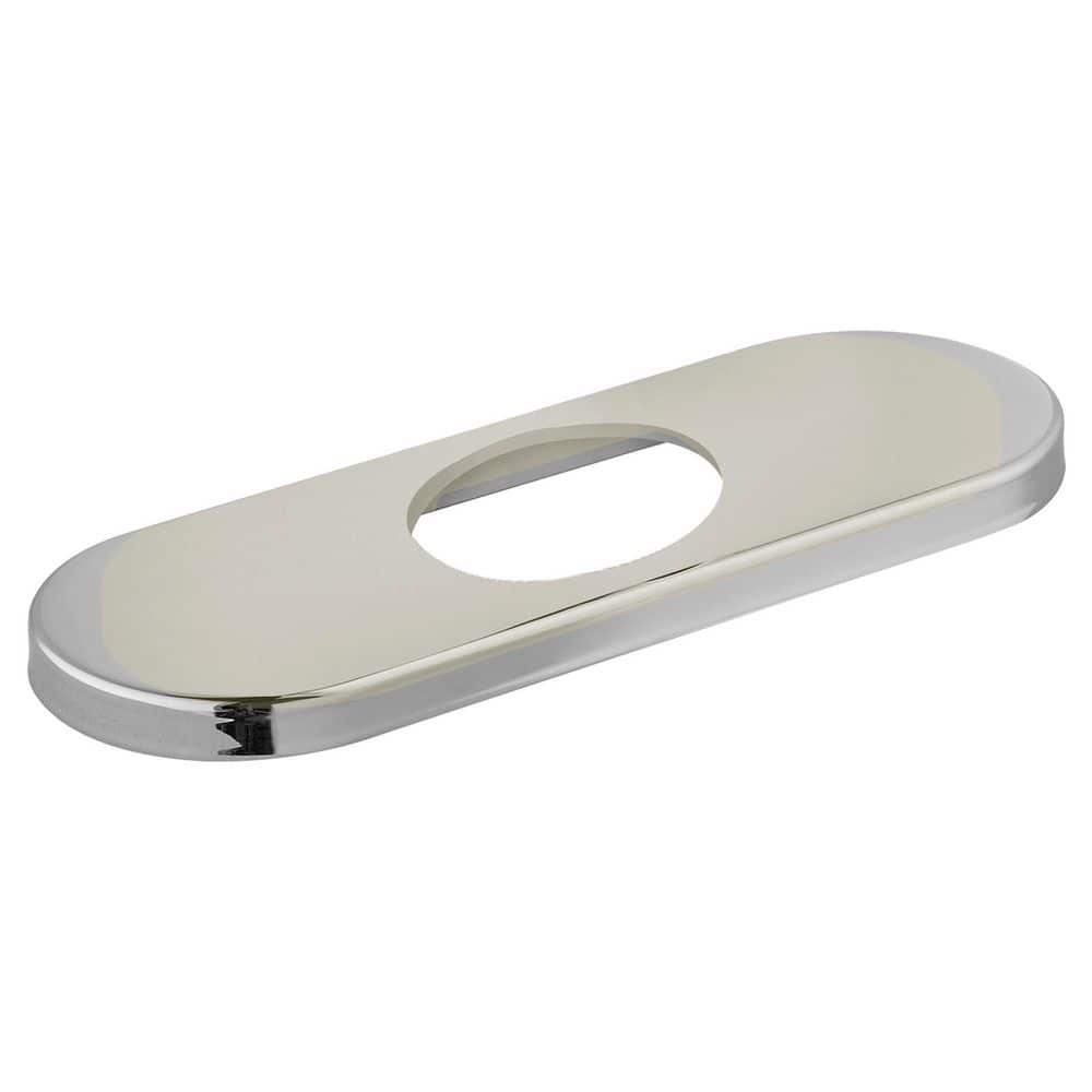 Serin 8 in. Metal Deck Plate in Brushed Nickel price history on PriceWatchPro