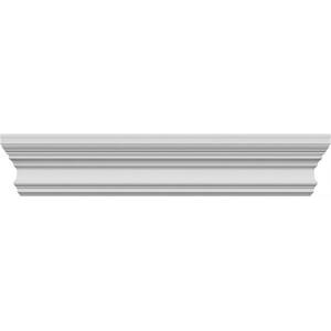 1/2 in. x 28 in. x 5-1/2 in. Polyurethane Seville Crosshead Moulding