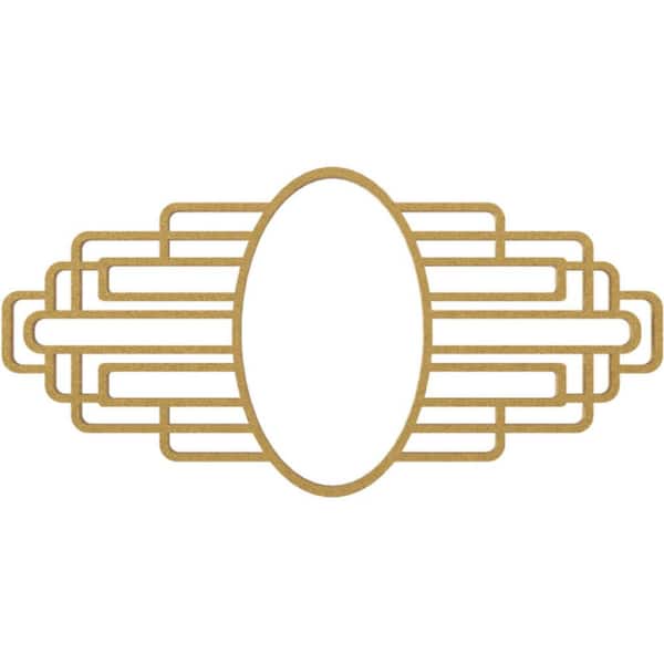 32 in. W x 16 in. H x 15-1/8 in. H x 8-3/4 in. W x 1/2 in. P Elizabeth PVC Contemporary Ceiling Medallion
