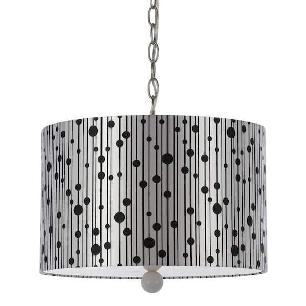 AF Lighting 8443 3-Light Silver Pendant