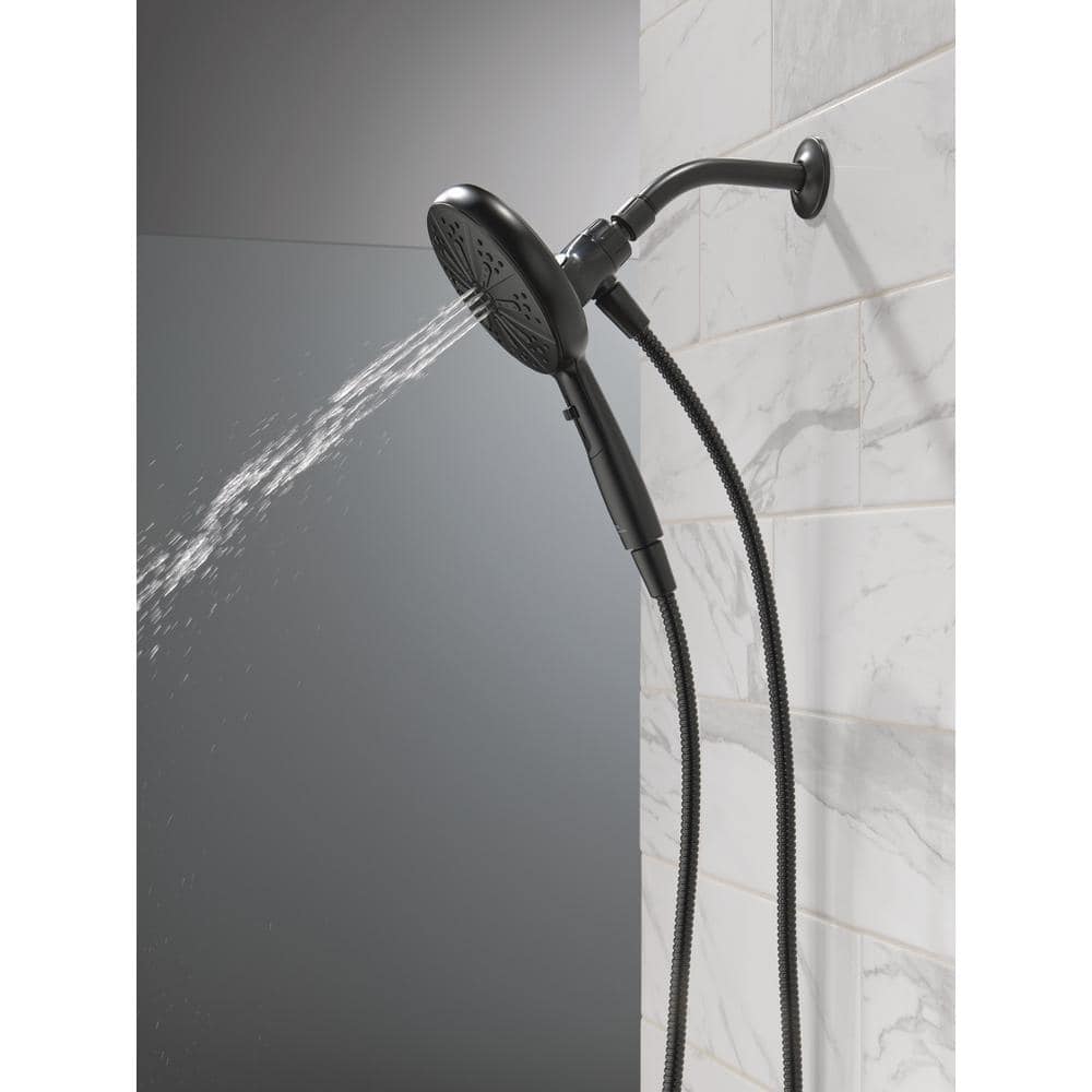 Matte Black Multi-Head Wall Mounted Shower System