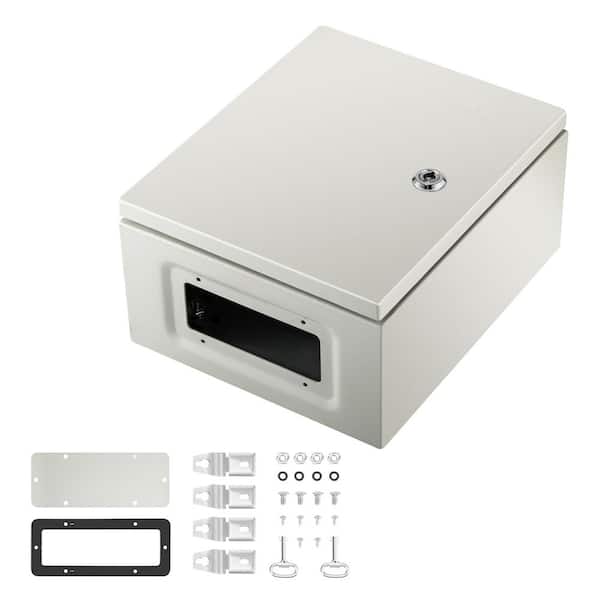NEMA Steel Enclosure, Measuring 12 in. x 10 in. x 6 in., NEMA 4X Steel Electrical Box with IP66 Waterproof and Dustproof