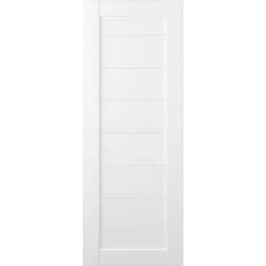 Ermi 32 in. x 96 in. No Bore Bianco Noble Prefinished Solid Composite Core Wood Interior Door Slab
