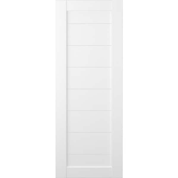 Belldinni Ermi 32 in. x 96 in. No Bore Bianco Noble Prefinished Solid Composite Core Wood Interior Door Slab