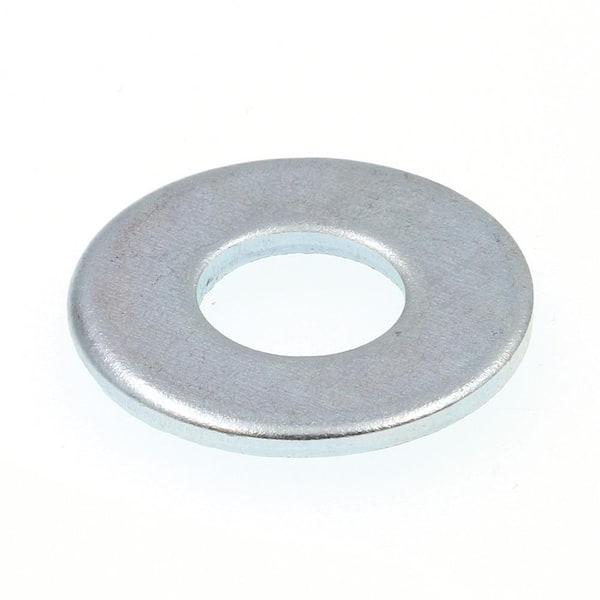 Prime-Line 3/8 in. x 1 in. O.D. USS Zinc Plated Steel Flat Washers (100-Pack)