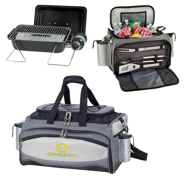 Picnic Time Oregon Ducks - Vulcan Portable Propane Grill and Cooler Tote by Digital Logo