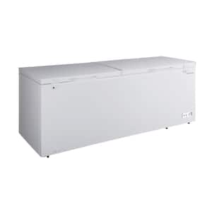 79.1 in. 21.0 cu. ft. Manual Defrost Chest Freezer in White