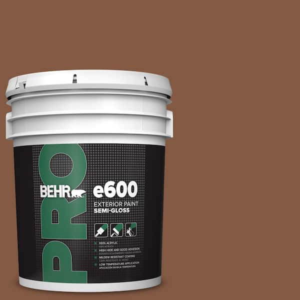 BEHR PRO 5 gal. #BXC-42 Bricktone Semi-Gloss Exterior Paint