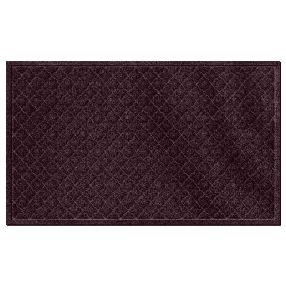 Waterhog Cordova 45 in. x 70 in. PET Polyester Indoor Outdoor Mat Bordeaux price history on PriceWatchPro