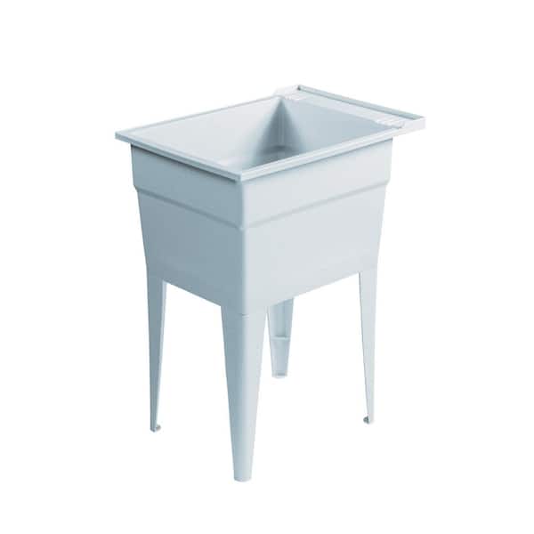 RUGGED TUB 18 in. x 24 in. Granite Freestanding Utility