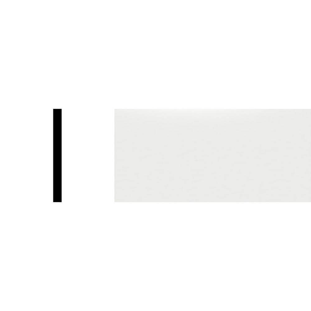 11.25" x 96" White PVC S4S Moulding Board
