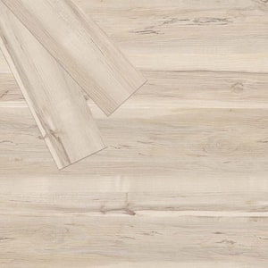 36 Pieces 12 MIL x 6" x 36" Water Resistant Peel and Stick Vinyl Tile Flooring for Kitchen, Light Wood (54 sq. ft./box)