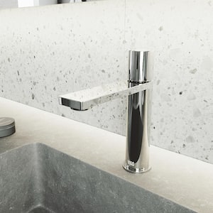Halsey Single Handle Single-Hole Bathroom Faucet in Chrome