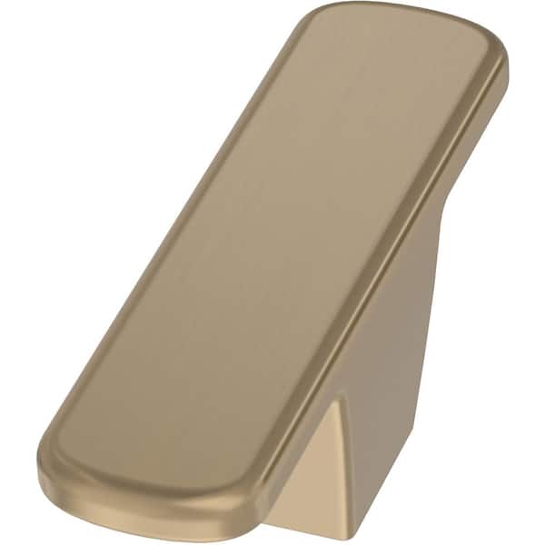 Uniform Bends 2-1/2 in. (63 mm) Modern Champagne Bronze Cabinet Elongated Bar Knob
