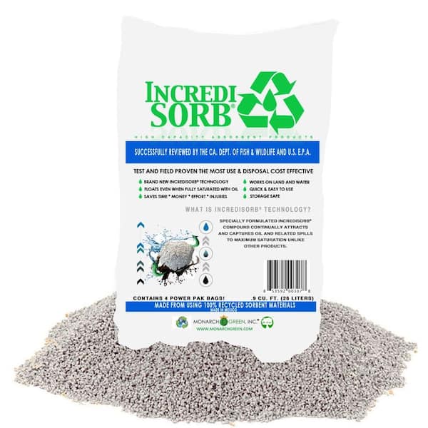 Incredisorb 8 Gal. Heavy Duty Oil Spill Absorbent Powder