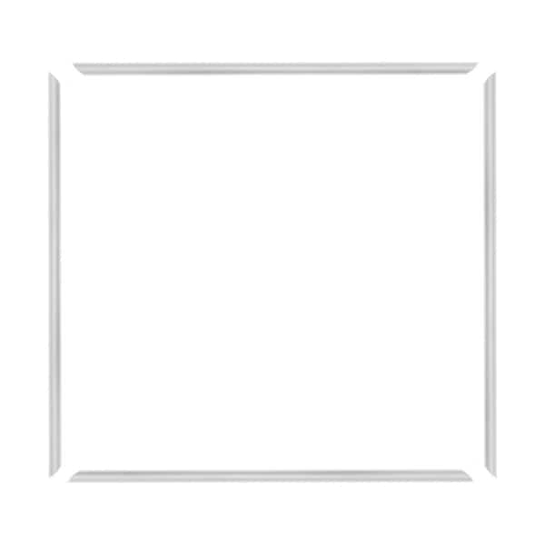 Trim Fast 5/8 in. D x 54 in. W x 54 in. L Unfinished Polystyrene, Pre-Mitered, Wall Panel Moulding Frame, Peel & Stick