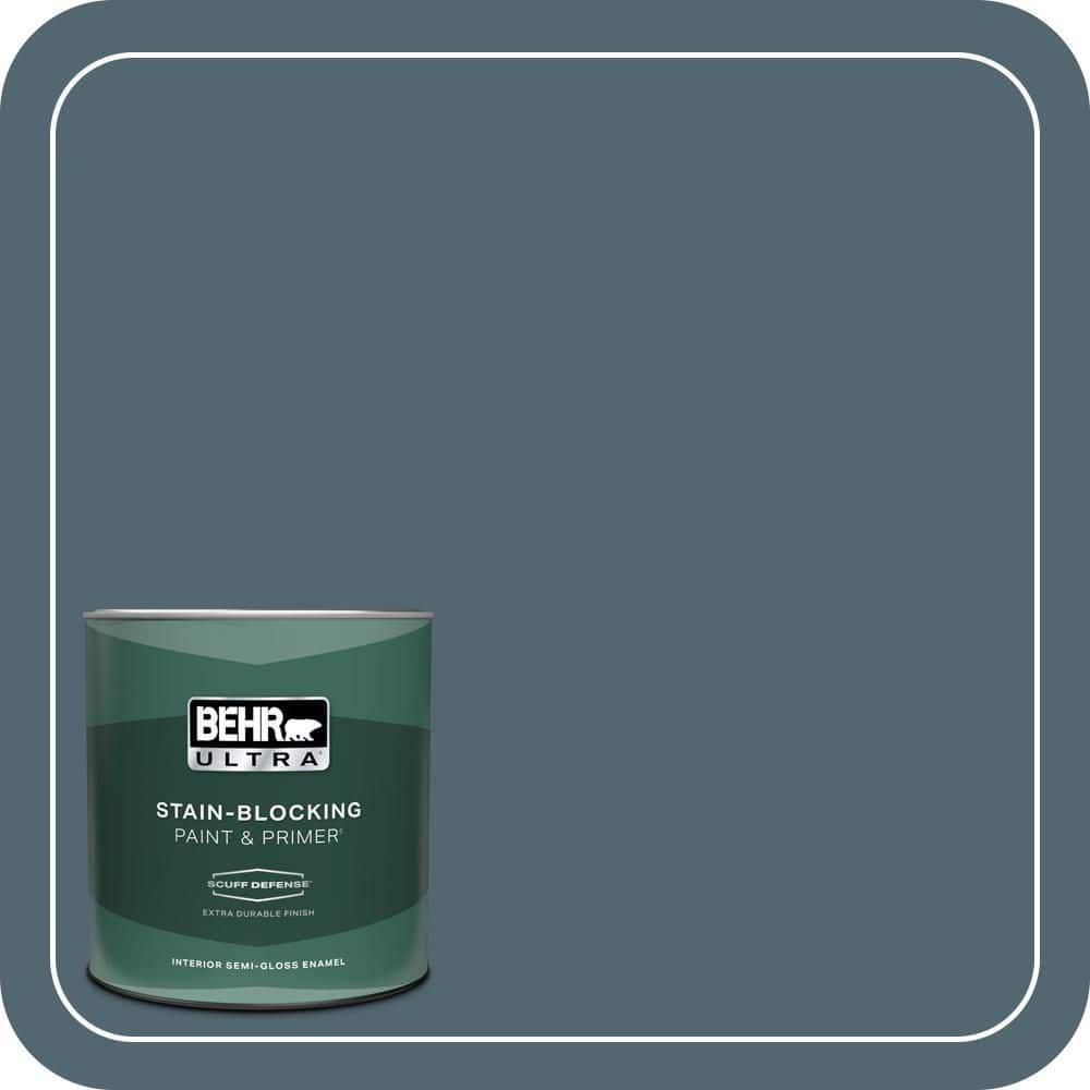 1 qt. #MQ5-25 Rush Hour Extra Durable Semi-Gloss Enamel Interior Paint & Primer price history on PriceWatchPro