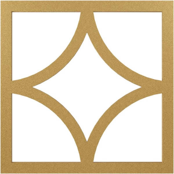 1 in. x 32 in. x 32 in. PVC Medallion Moulding