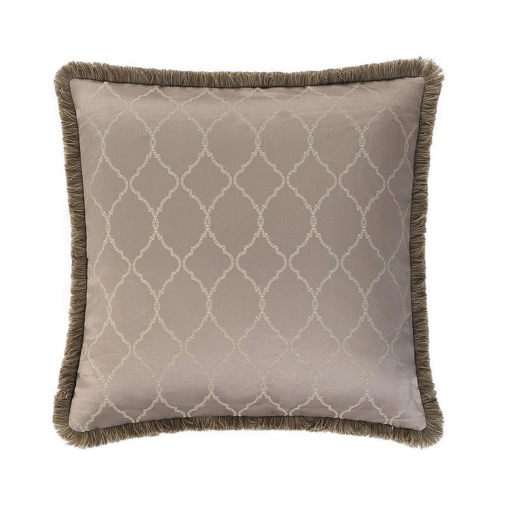 Queen Taupe Down Alternative Reversible Comforter Set