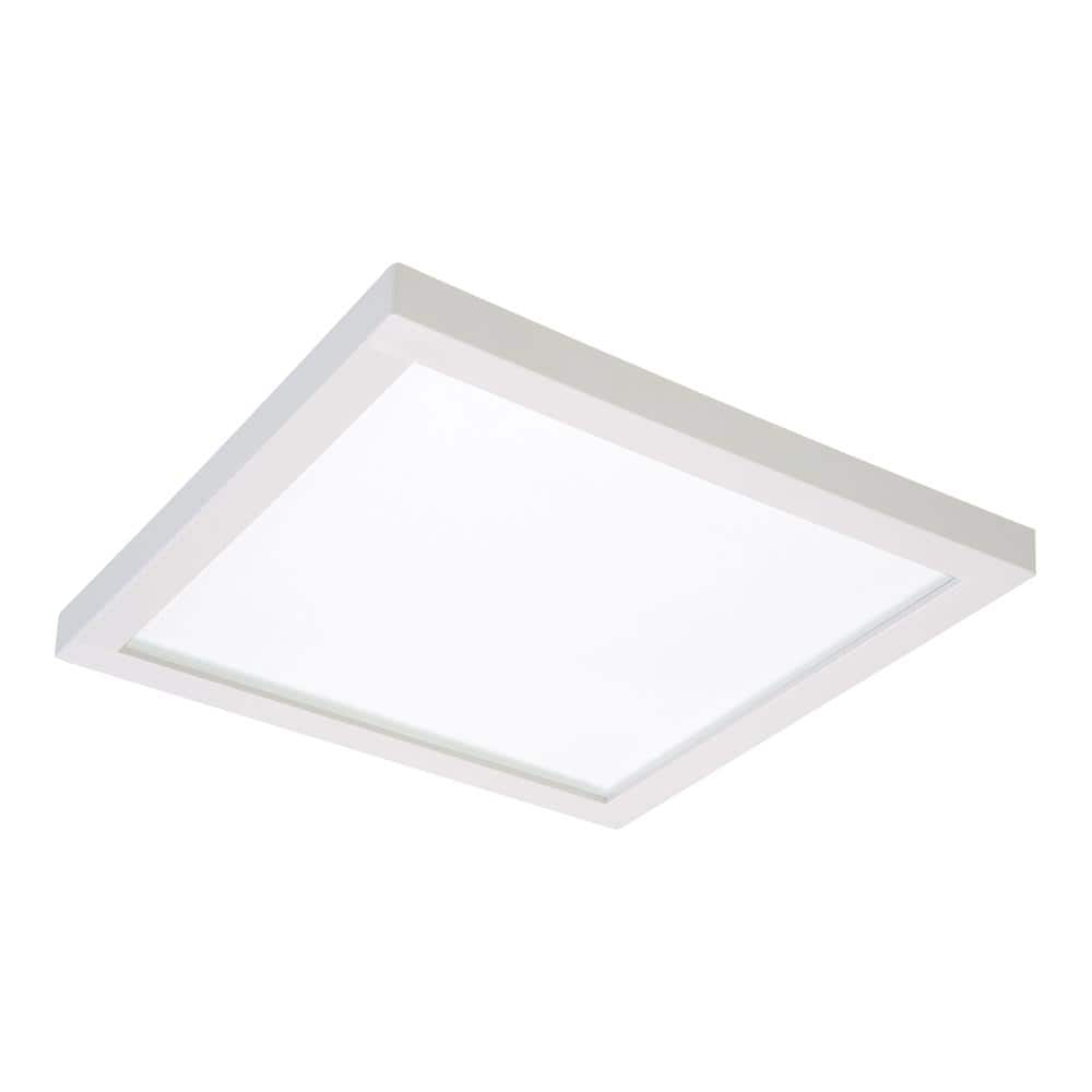 HALO SMD 6 in. Square Surface Mount Downlight, 600 Lumens, 90CRI, Selectable CCT, White