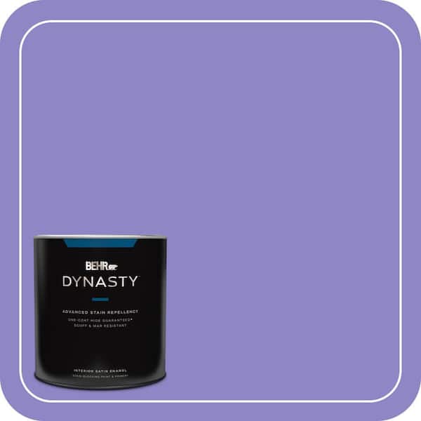 BEHR DYNASTY 1 qt. #MQ4-29 Brocade One-Coat Hide Satin Enamel Interior Stain-Blocking Paint and Primer