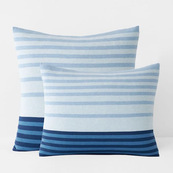 Company Cotton Jersey Knit Stripe Sham