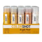 2 oz. 10-Color Metallic Craft Paint Set