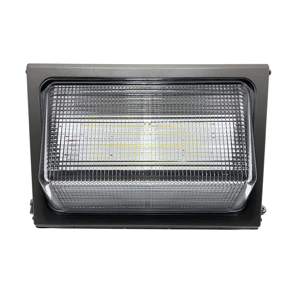 80-Watt Equivalent Integrated LED Black Dusk to Dawn Die-Cast Aluminum Hous