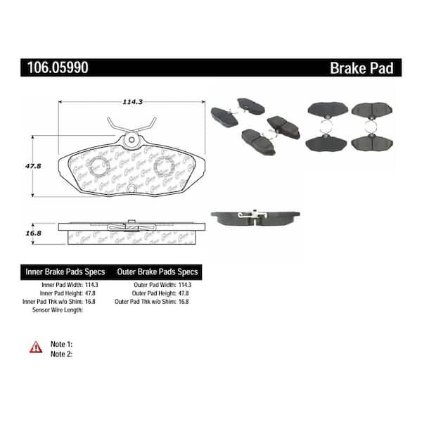 Centric Parts Disc Brake Pad Set
