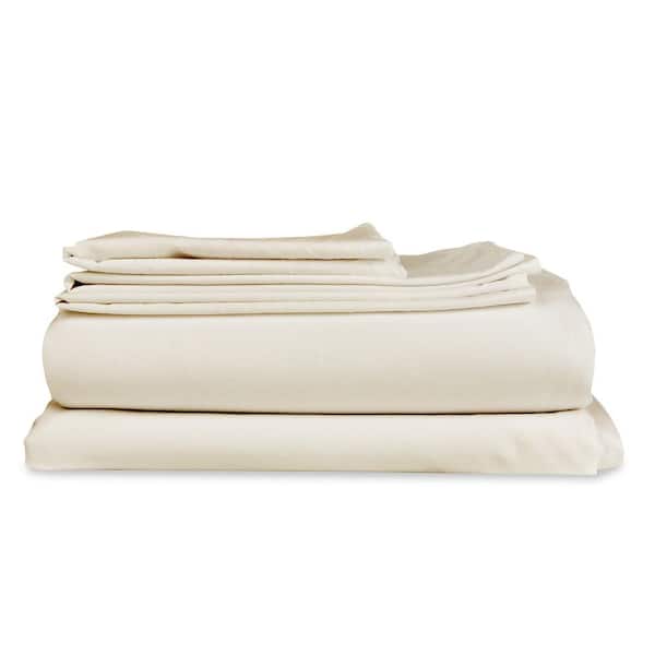 Soft-Tex Arctic 400 Thread Count Cooling Antique White Twin