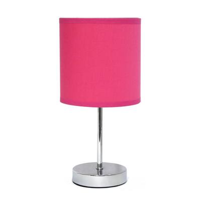 a pink lamp