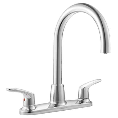 Colony Pro 2-Handle Standard Kitchen Faucet in Polished Chrome