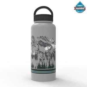 32 oz. Ascent Charcoal Insulated Stainless SteelWater Bottle with Threaded Lid