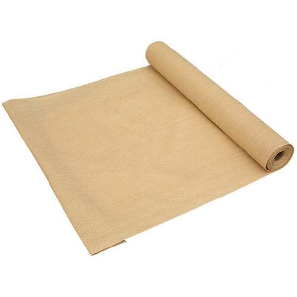 Telo Ombreggiante Shatex 90% Protezione UV, Dimensioni 10x16 Piedi, Colore Grano, Con Occhielli Per Fissaggio