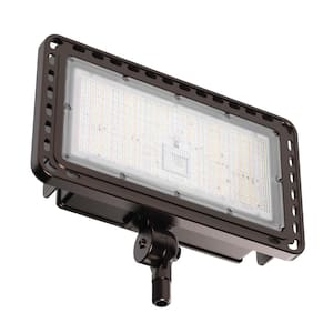 15000 Lumen Select Integrated LED Selectable 5CCT Bronze Dusk to Dawn or Motion Commercial Ground/Wall Flood Light