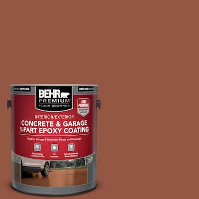 1 gal. #SC-130 California Rustic Self-Priming 1-Part Epoxy Satin Interior/Exterior Concrete and Garage Floor Paint