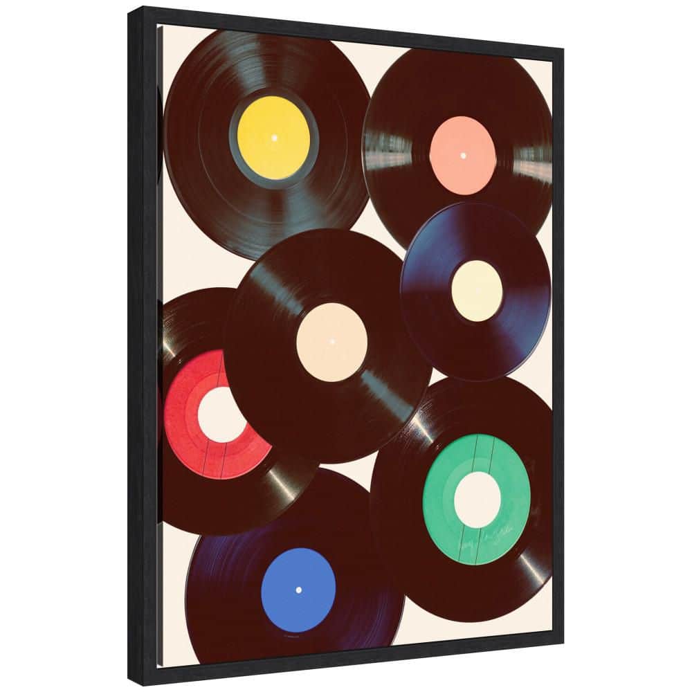 "Sylvie ""Retro Vinyl"" by Honey Island Studio Music Framed Art Print 24 in. x 18 in." price history on PriceWatchPro