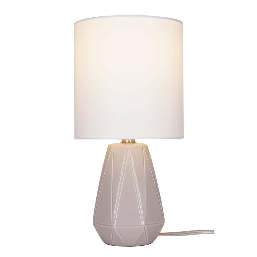 Catalina Lighting 16.5 in. Grey Classic, Transitional Table Lamp for ...