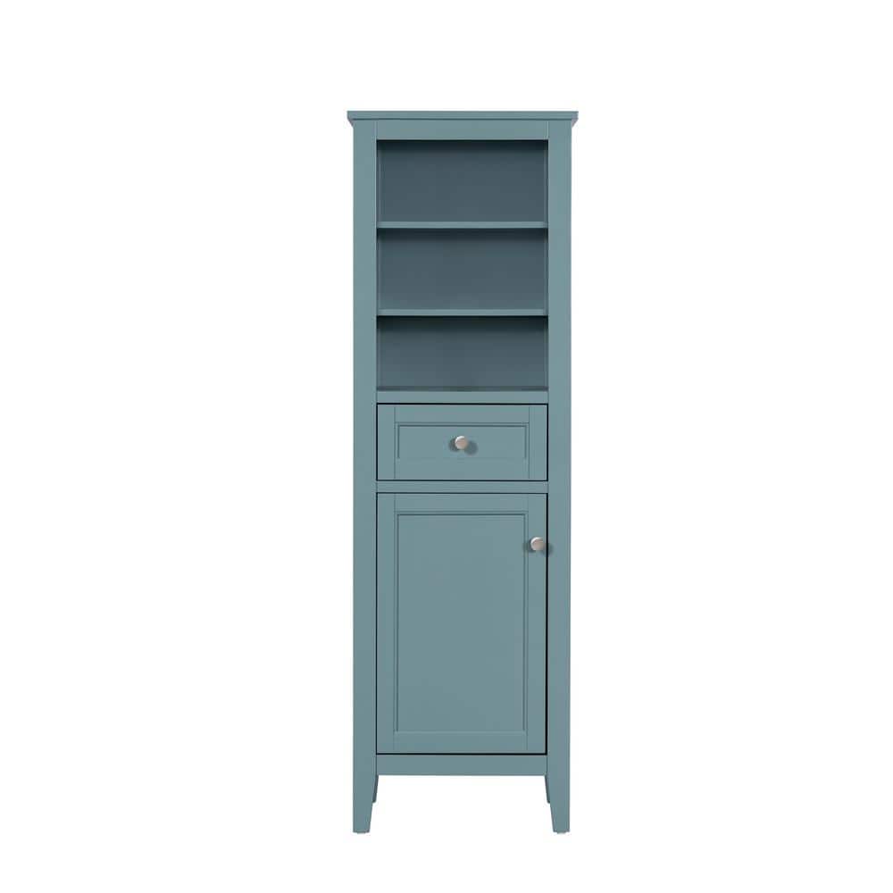 Home Decorators Collection Beverly 20 in. W x 16 in. D x 62 in. H Blue ...