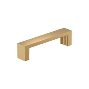 Augment 3-3/4 in. Center-to-Center Center-to-Center Modern Champagne Bronze Bar Cabinet Pull