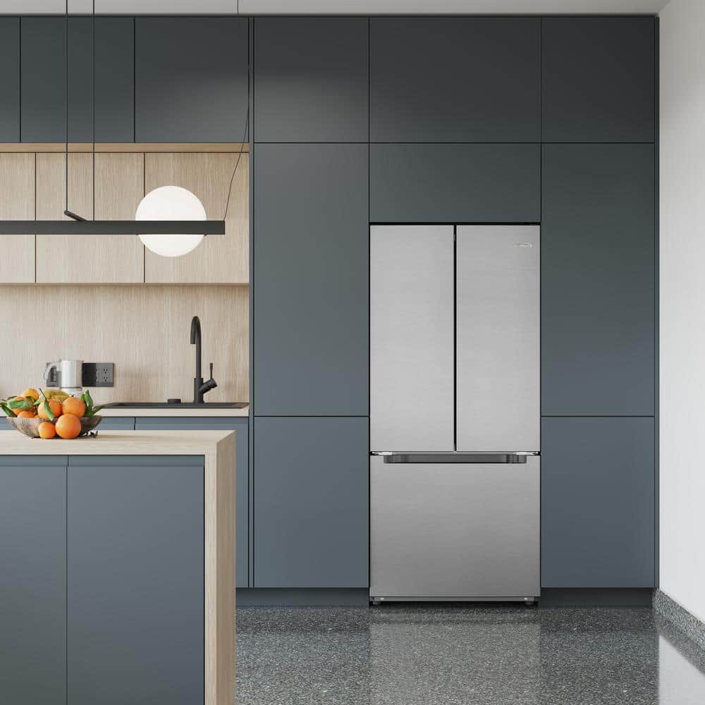 30-Inch Stainless Steel French Door Refrigerator with Dual Freezer Drawers